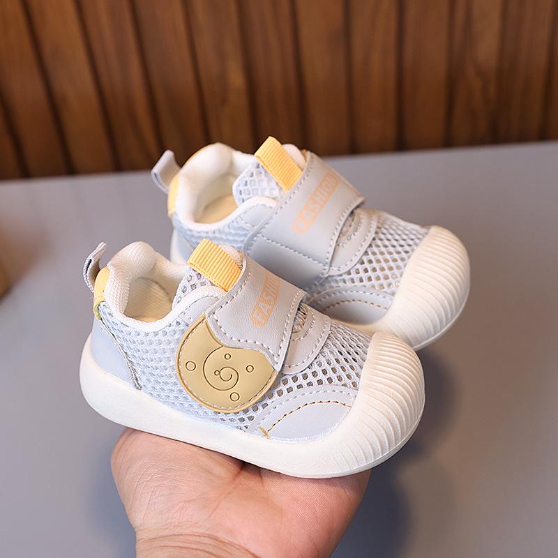 Baby Mesh Walking Shoes - Soft Sole, Breathable, Summer-Ready