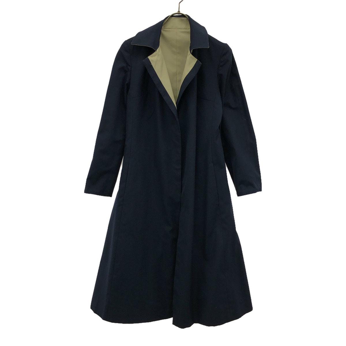 

Aquascutum 80-е годы Сделано в Англии Старое двустороннее пальто Темно-синий х бежевый Женское Б/У