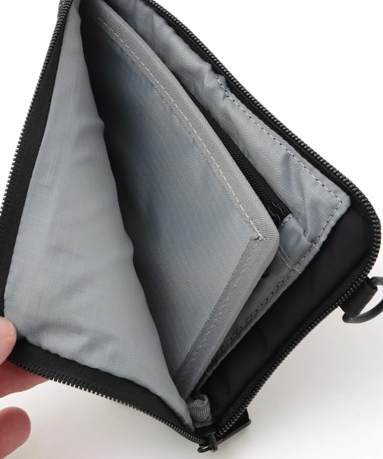 Titicaca Graphic Shoulder Pouch for Women, Smartphone Operation Possible, Wallet, Crossbody, Multi-Shoulder, Free Size, Black, ZNWCBB7002