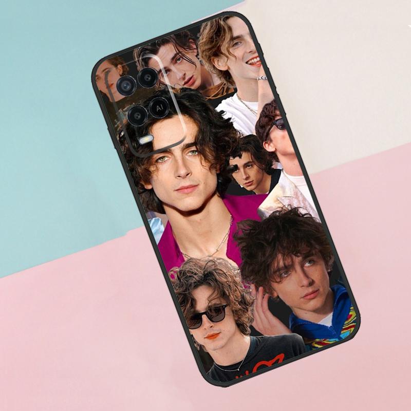 Timothee Chalamet Actor For Oppo A40 A60 A80 A18 A38 A58 A78 A98 A79 A16 A76 A96 A15 A74 A94 A54 A77 A17 Phone Case