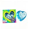 Soft Glitter Heart Squeeze Toy Positive Quote Printed Stress Relief Fidget Toy For Kids Adults Travel Carry Use