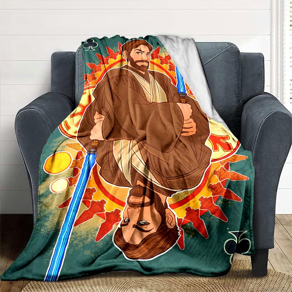 Star Wars Blanket Comfortable Perfect for Bed Sofa Couch Four Seasons Multipurpose Warmthful Decor Ideal Gift For Birthday Valentine'S Day