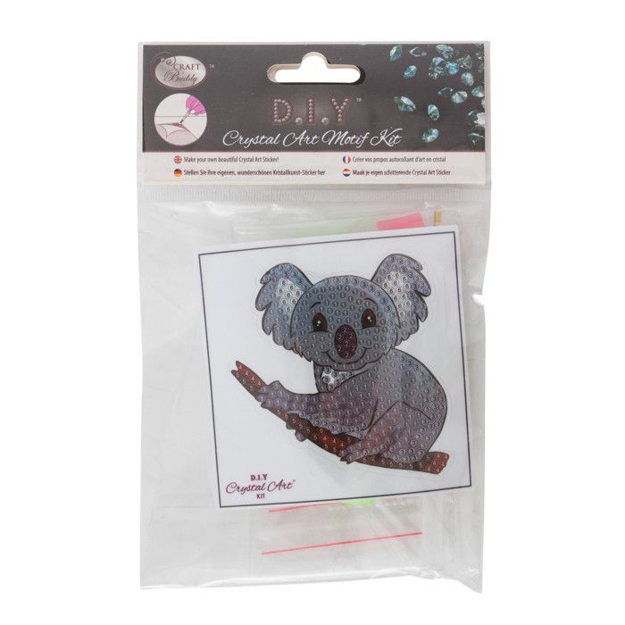 Diamond Embroidery Sticker Kit 9x9cm Koala