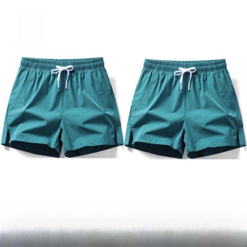 Ice Silk Qui Dry Ort Pants Men Women Summer Thin Cool Feeling Tee-quarter Length Running Fitn Beach Orts Casual