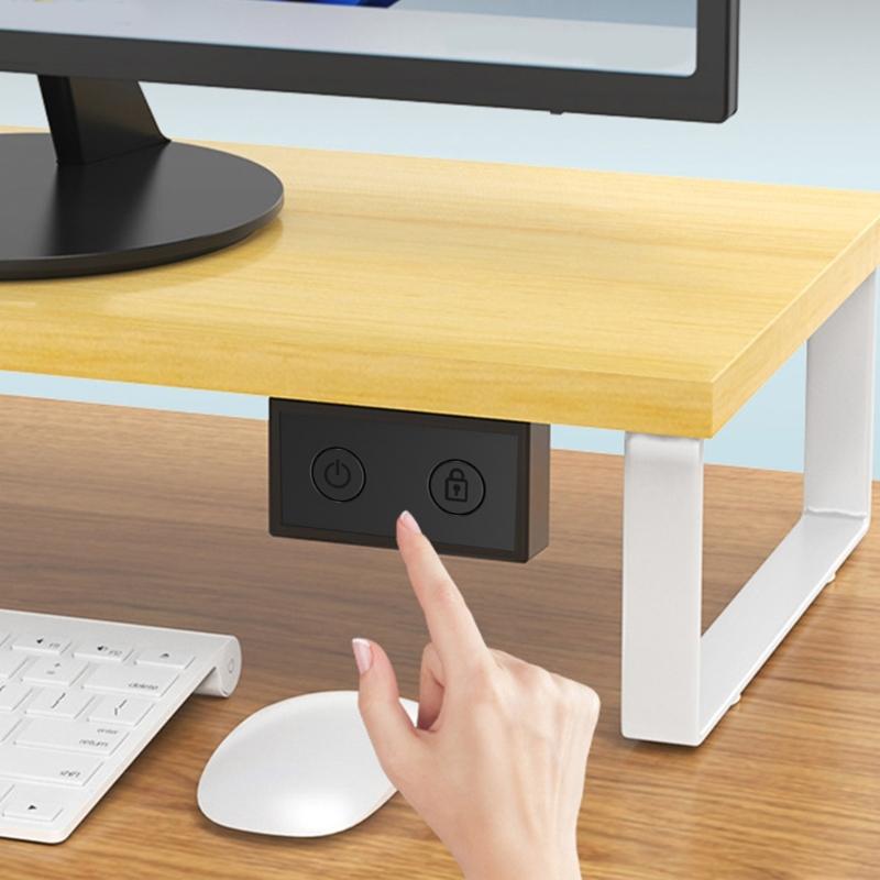 Desktop Computer Power Switches Button Lock Screen PC Computer Case Switches USB Power Supply Port for Home Office Internet