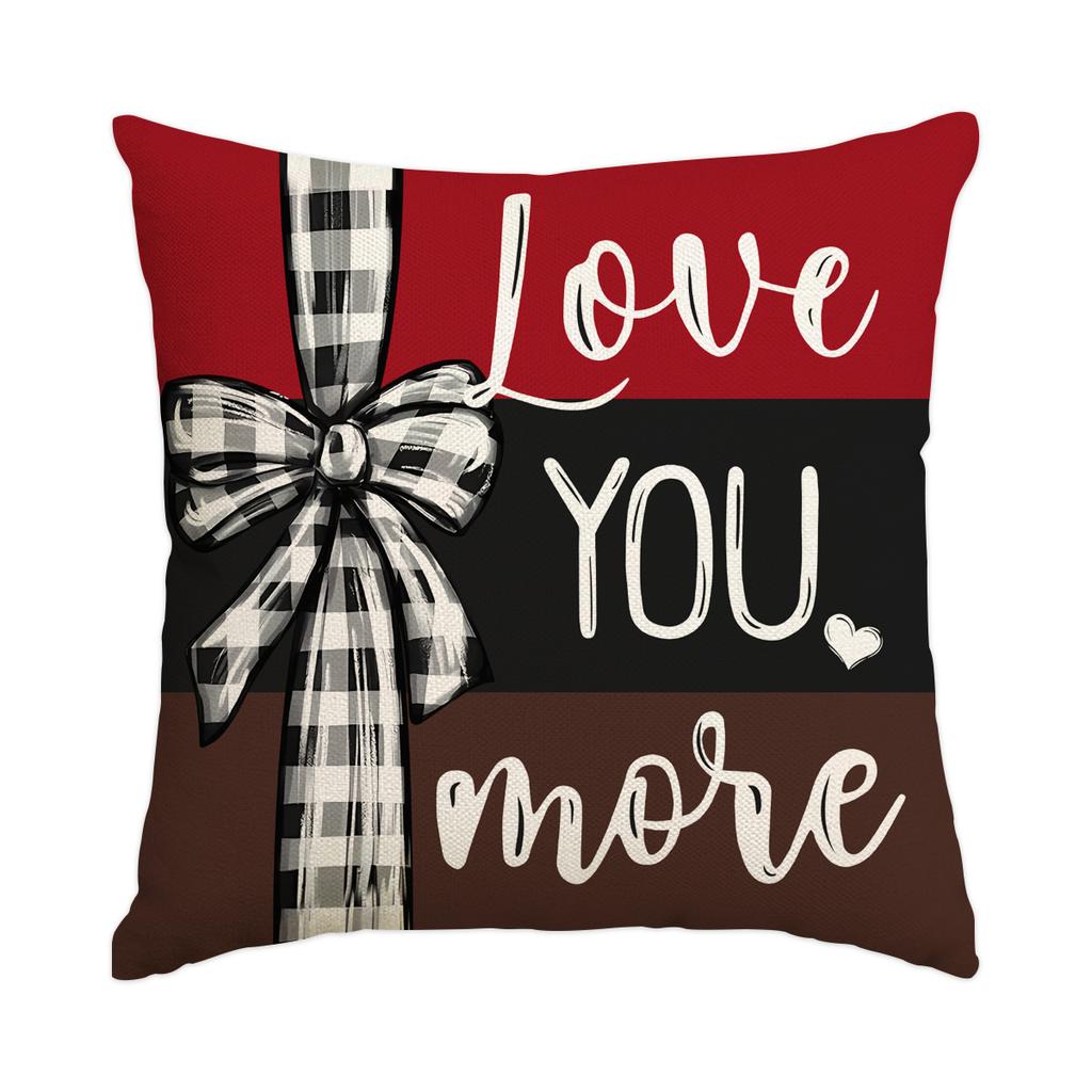1Pc/4Pcs Valentine'S Day Pillow Cover, Suitable For Valentine'S Day, Wedding Party Decoration Cushion Cover