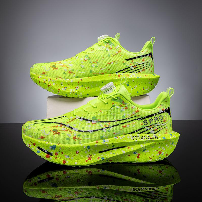 Chaussures de course Red Rabbit PRO à plaque carbone nouvelle collection hiver jeunesse ultra-légères amortissantes en coton chaussures en velours chaussures de running