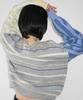 RONRON Multi Stripe Oversized Knit Gray