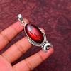 Awesome Red Labradorite Gemstone Pendant: 925 Sterling Silver Handmade Pendant Necklace Jewelry