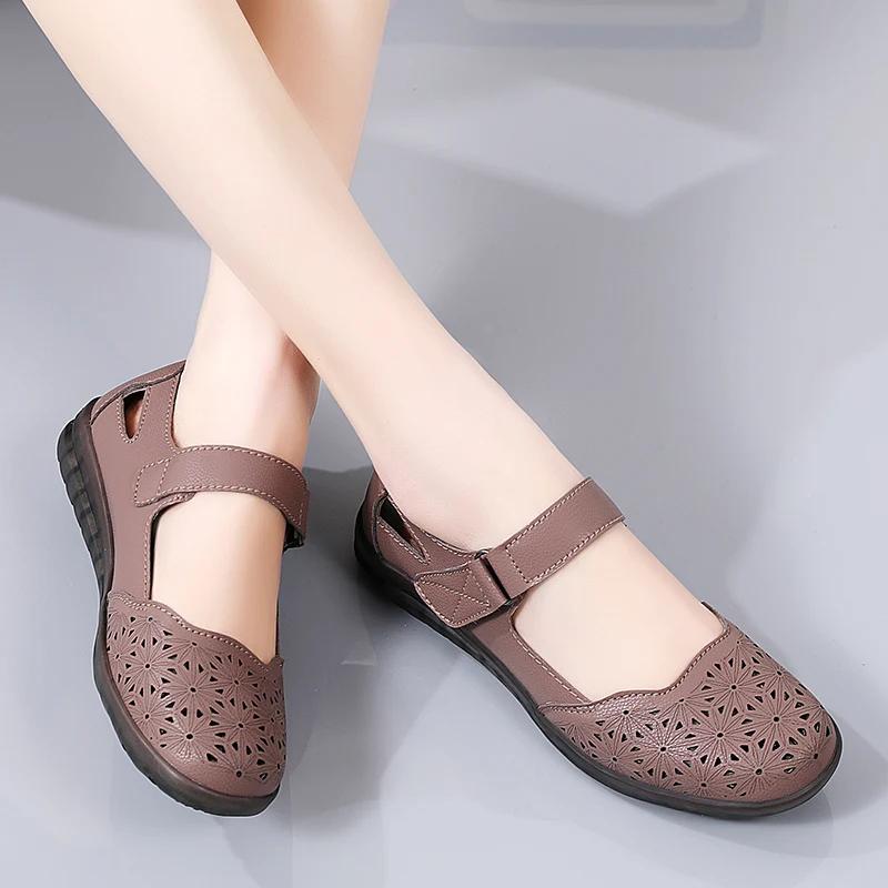 Fashion Women Sandals 2024 Casual Summer Shoes Women Low Heels Sandals For Wedges Shoes Soft Bottom Chaussure Femme Summer Footwear