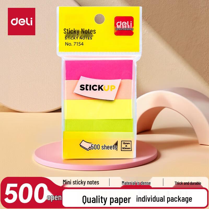Deli Creative Striped Sticky Notes