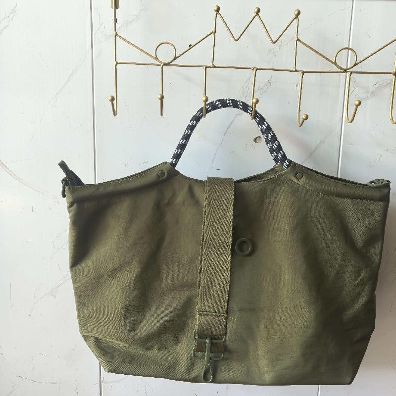 2026 Fashi Simple Letter Canvas Bag, Commuter Handbag, Large Capacity Handbag, Women's Bag