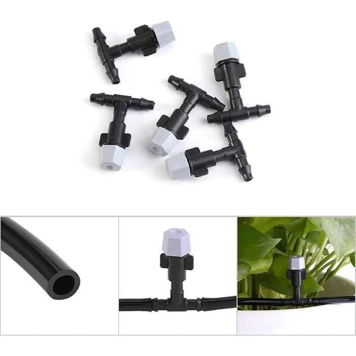 Kit de refroidissement par brumisation, tuyau d'arrosage automatique, buse d'arrosage, jardin, patio, micro irrigation goutte [690]