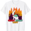 Crazy Bunny Lady _ Scary Rabbit Meme Halloween Horror Fun T-Shirt