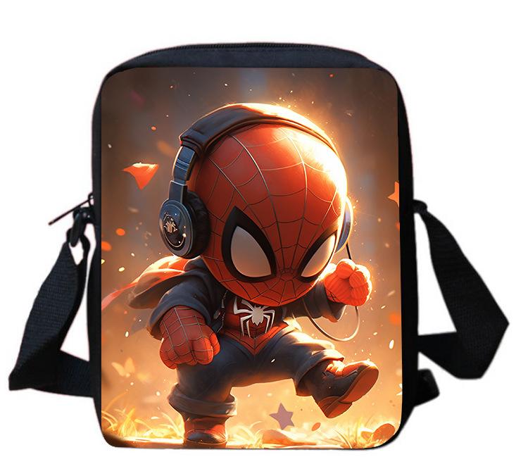 Spider-Man peripheral cartoon printed shoulder crossbody bag 8 inch