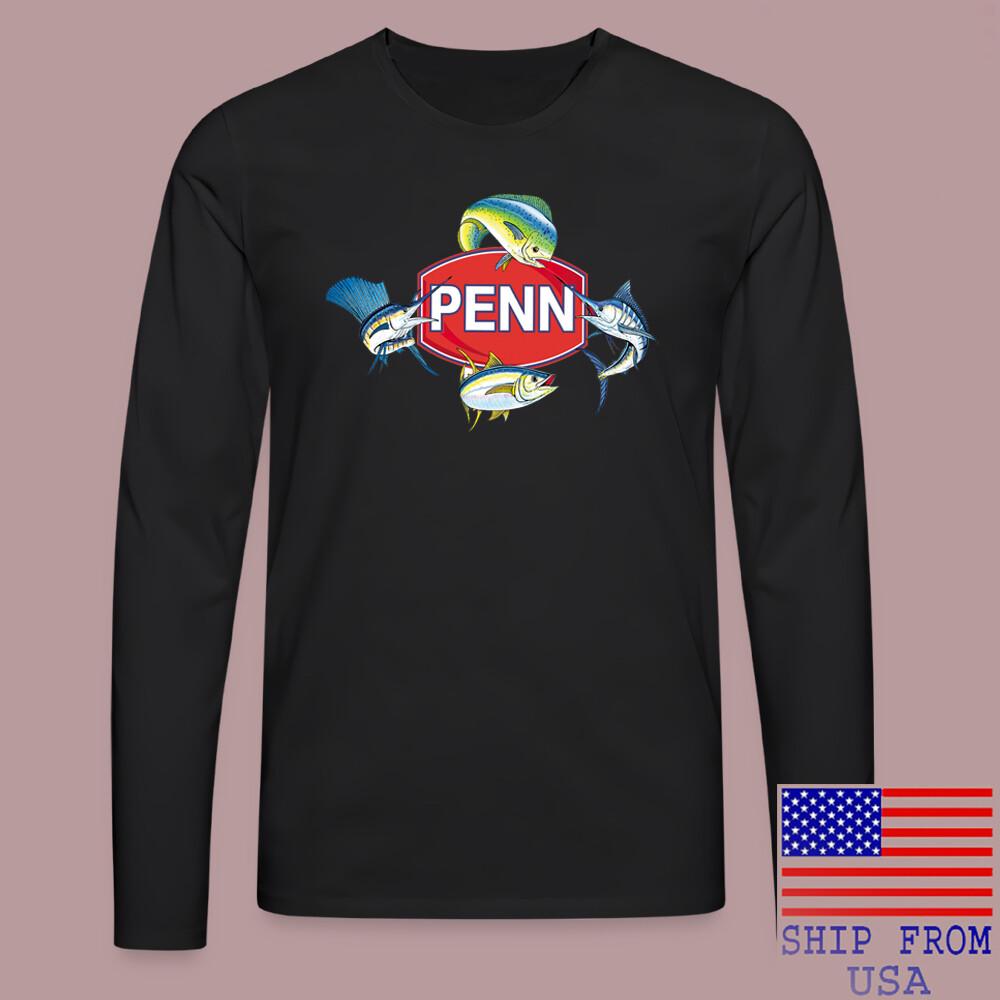 PENN Fishing Black Size S2XL Unisex T-Shirt XL