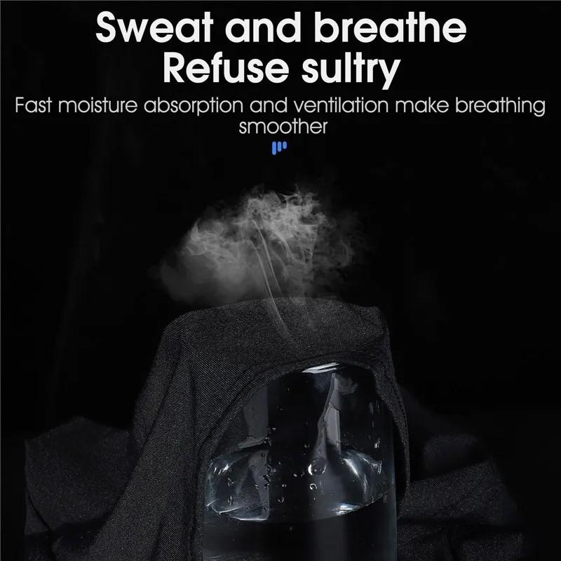 Andningsbar Sommar Cykling Huvudbonad Isilke Anti UV Ansiktsskydd Utomhus Sport Löpning Halsduk Dammfri Män Kvinnor Mask