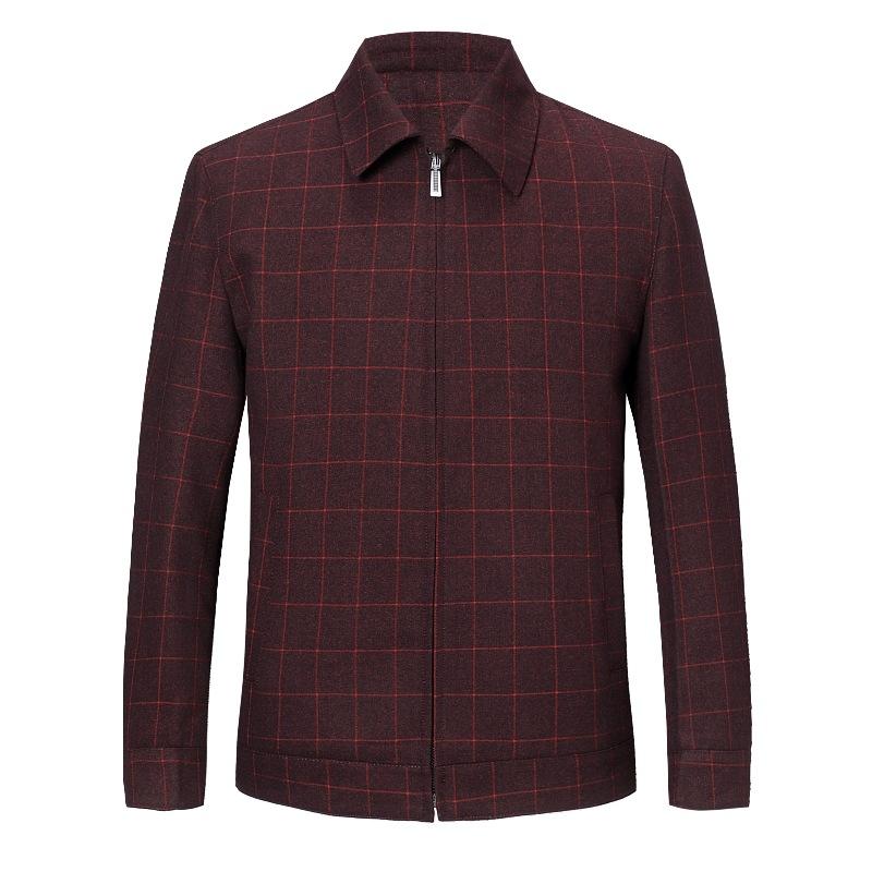 Men's Executive Jacket, Male Leader, Young Cadre, Civil Servant, Ministerial Level, Middle-aged Men's Spring and Autumn Lapel Jacket