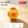 3D Printed Rotating Decompression Ball - Spiral Gyro Fidget Toy