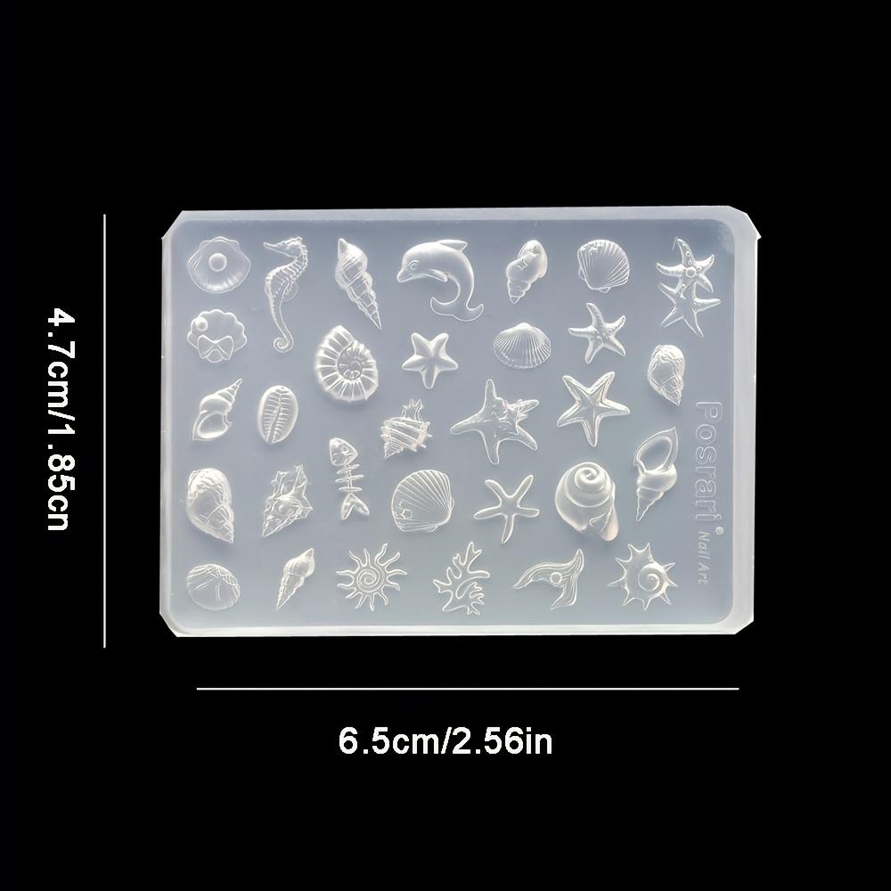 3D Silicone Nail Art Mold Heart Star Geometric Nail Art DIY Transparent Manicure Template For UV Gel Polish Decoration Tools