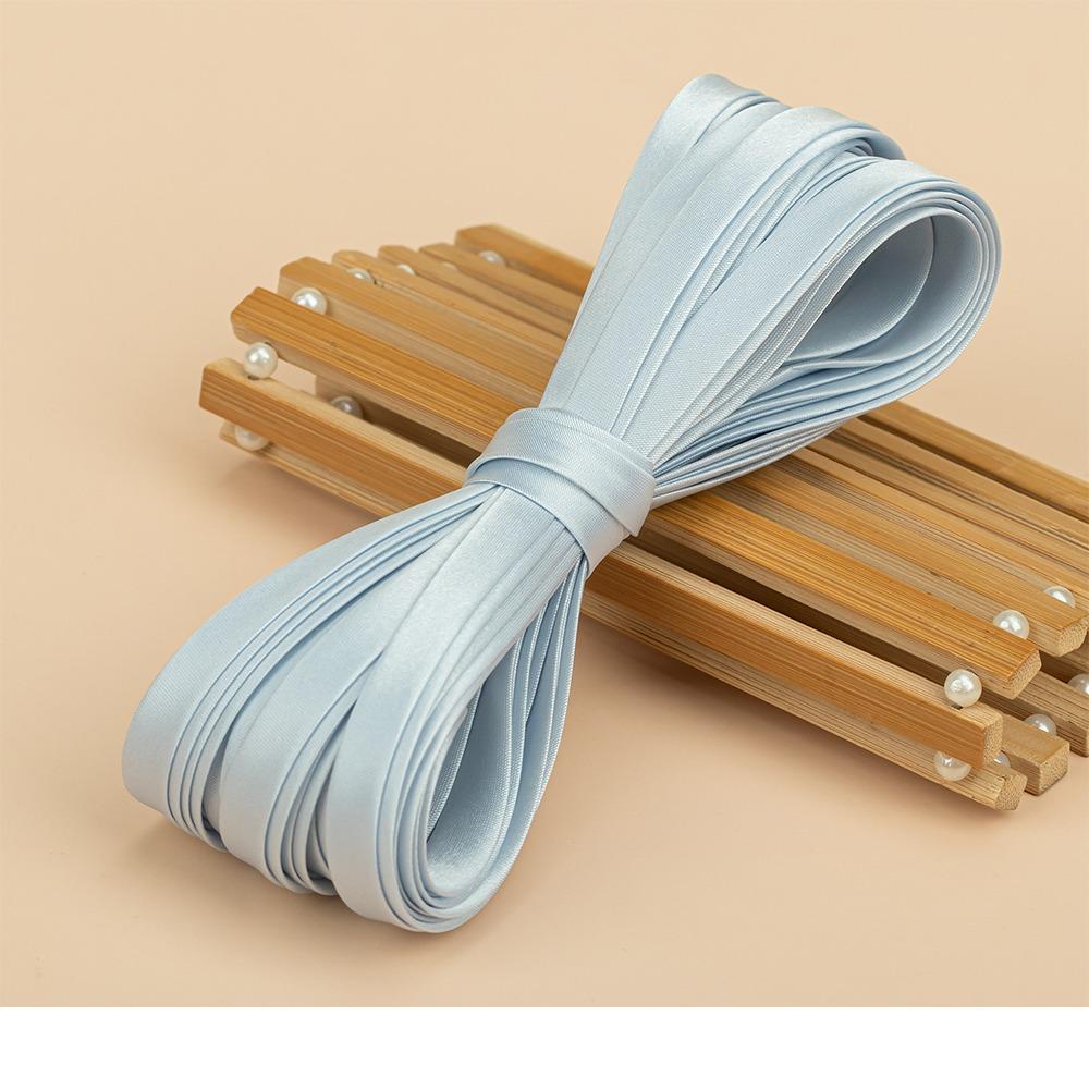 

1CM Fabric Edge Sewing Ribbon Cord Rope 10MM Width Satin Ribbon Cheongsam Piping Trim For Clothes