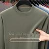Yalu Men's Winter Cashmere Blend Crew Neck Sweater