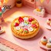 Synthetic Resin Decorations 2Pcs Mini Pizza Ornaments, Realistic Miniatures, Tiny Photography Props for Crafts Food Ornaments DIY Craft Project, Doll