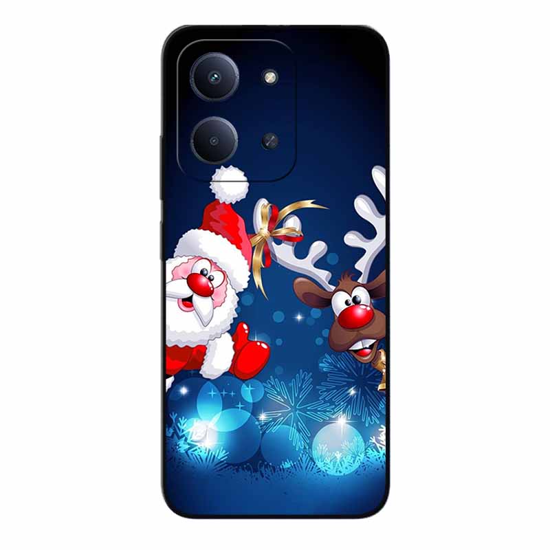 Christmas Phone Case For Redmi 15C 4G Global 171.5mm Case Black Silicone Bumper For Xiaomi Redmi15C 4G Cover 15C4G Cartoon Coque
