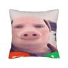 John Pork Is Calling Pillow Cover  Square Pillow Case Cushion Cover Novelty Graphic Pillowcases For Sofa Home Decorative