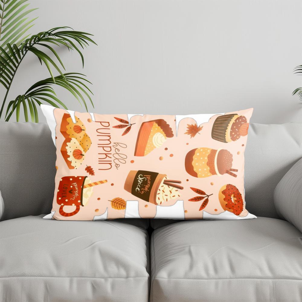 Декор для дома Узор Шишки Декоративная подушка Подходит для дивана Спальни Автомобиля Наволочка Подушка Прямоугольная Подушка для спины 30x50cm