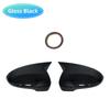 For Hyundai Tucson 2015- 2016 2017 2018  Car Rear View Mirror Ox Horn Side Cover Trim Frame Sticker Caps