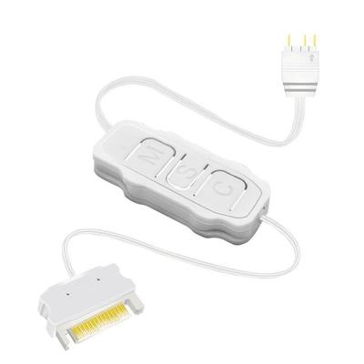 Controller ARGB a 3 pin 5V con alimentazione SATA e mini ventola RGB a 3 pin per regolazione sincronizzata di velocità e colore