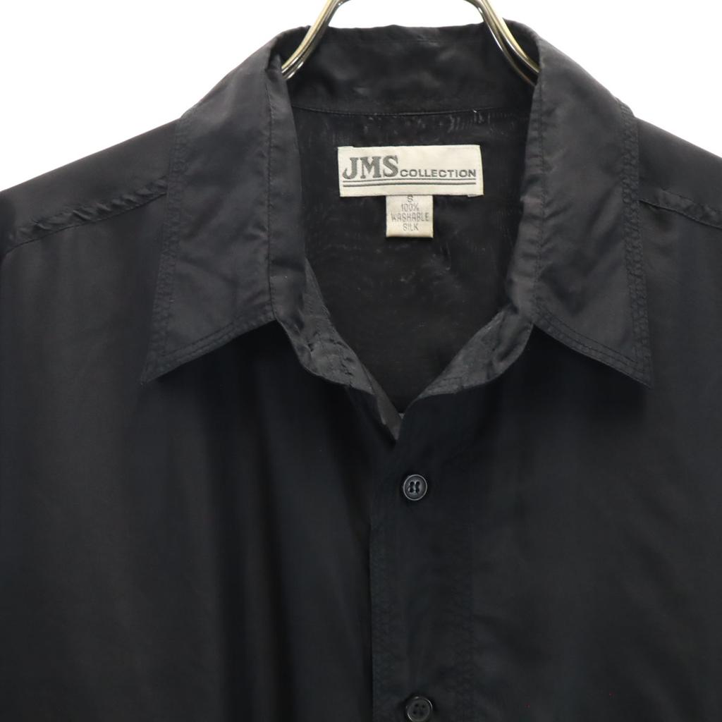 JMS COLLECTION 90s 00s Washable Silk Old Short sleeve shirt S black Men's Used