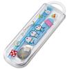 Skater Chopsticks and Spoon Doraemon Line Made In Set, Antibacterial, Design, Sanrio, Japan, CCA1AG-A