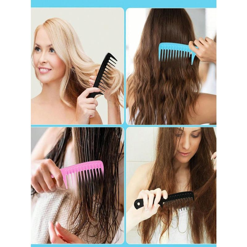 1pcs Large Wide-Tooth Comb, Smooth Styling For Long, Anti-Static, Suitable For Women And Men's Wet And Dry Hair Detangling Brush, Hair Comb