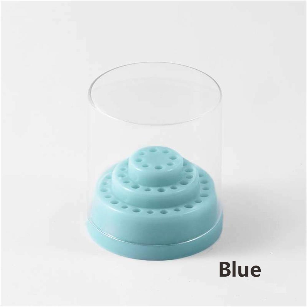 Nail Polishing Head Storage Box and Display Stand for Various Styles