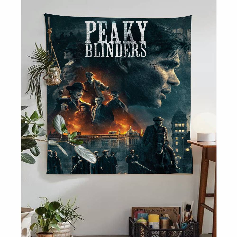 Peaky Blinders TV Play Printed Large Wall Tapestry Indian Buddha Wall Decoration Witchcraft Bohemian Hippie Wall Art Decor