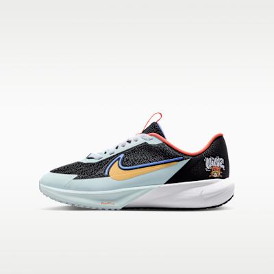

Nike Sonic Fly Black Glacier Blue Topaz Gold (GS) 37.5
