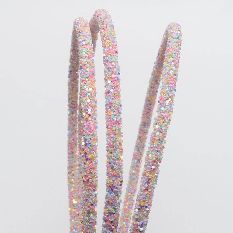 3 Piece Girls Glitter Hair Accessories Kids Soft Hair Bands Headbands Children Party Hairbands