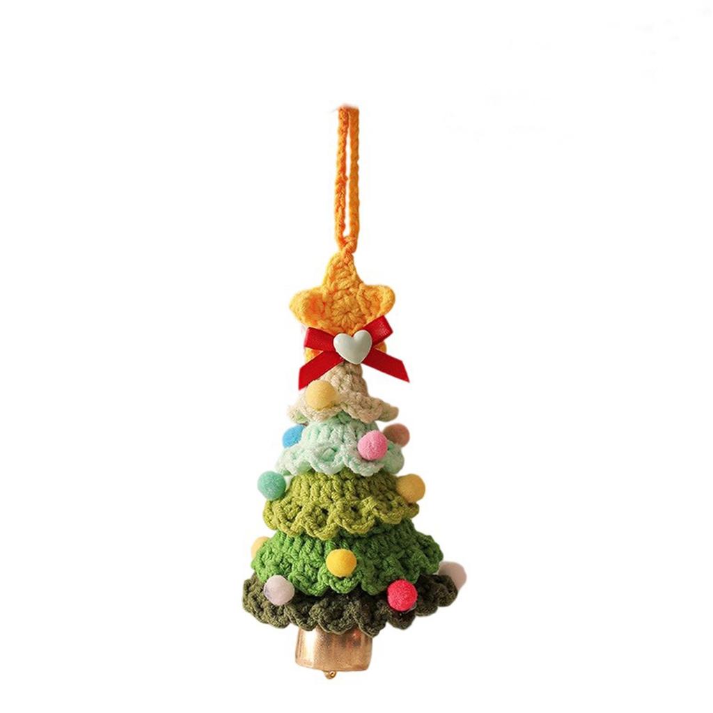 Christmas Tree, Creative Swinging Ornaments, Hand Woven Cotton Yarn Ornaments