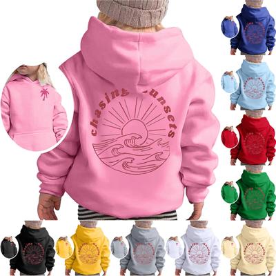 Boys Girls Child Fashion Daily Versatile Casual Crewneck Sweatshirts Daily Long Sleeve Patchwork Top Sweatshirts