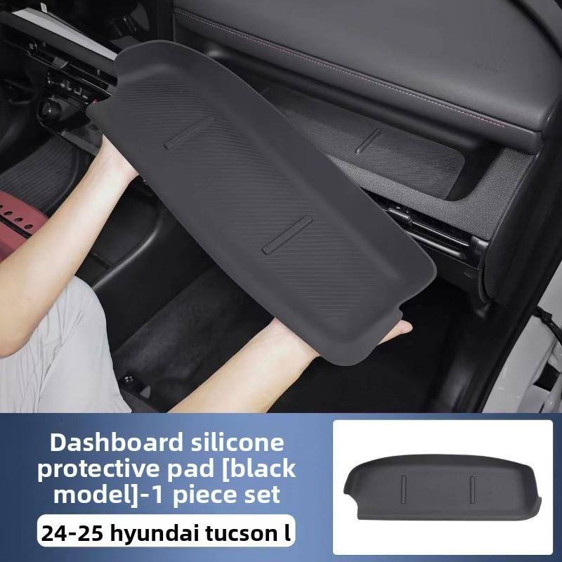 For Hyundai Tucson NX4 2024 2025 Front Passenger Dashboard Silicone Protective Pad Automotive Interior Decoration Accessory