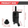Front Windshield Washer Pump With Grommet, Compatible With Chevy, Blazer 87-05,