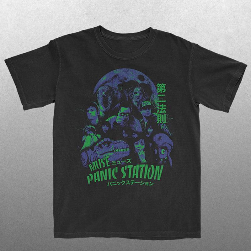 Showbiz Album Art Muse Band TShirt Cotton Graphic Tee Unisex Unisex Summer Streetwear