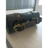 Combo Black Leather Motorcycle Two Saddle Bag Swing Arm Luggage Free Tool Pouch