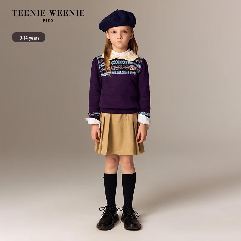 Teenie Weenie Kids Girls Fair Isle Sweater EU 41