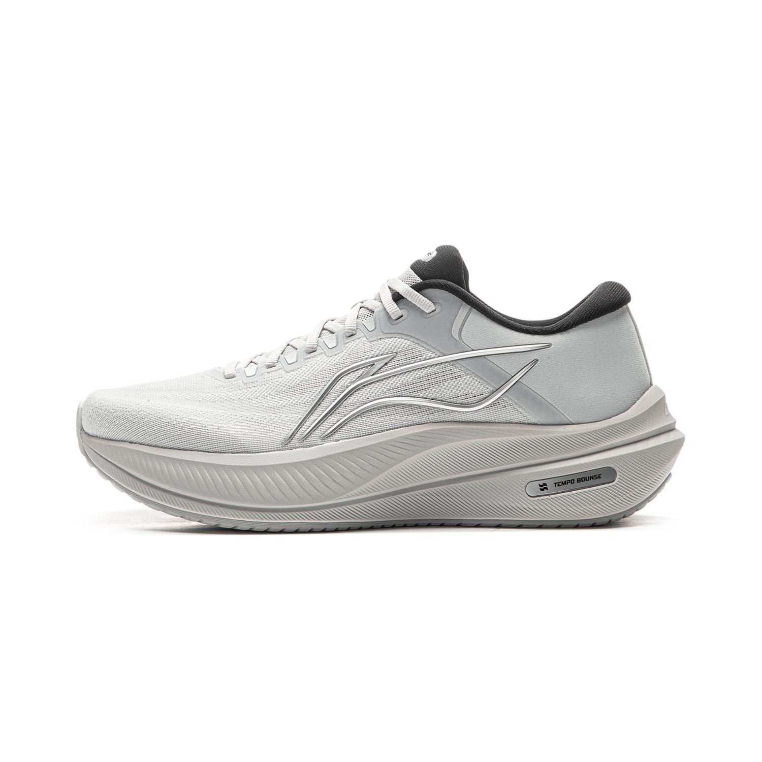 

new LiNing Yueying 5 Height Increasing Cushioning And Abrasion Resistant Low Top Sprint Running Shoes Men s Calm Gray 43