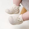 Soft Rubber Sole Infant Walking Shoe Elastic Baby Walking Shoes New Toddler Shoes  Indoor Use
