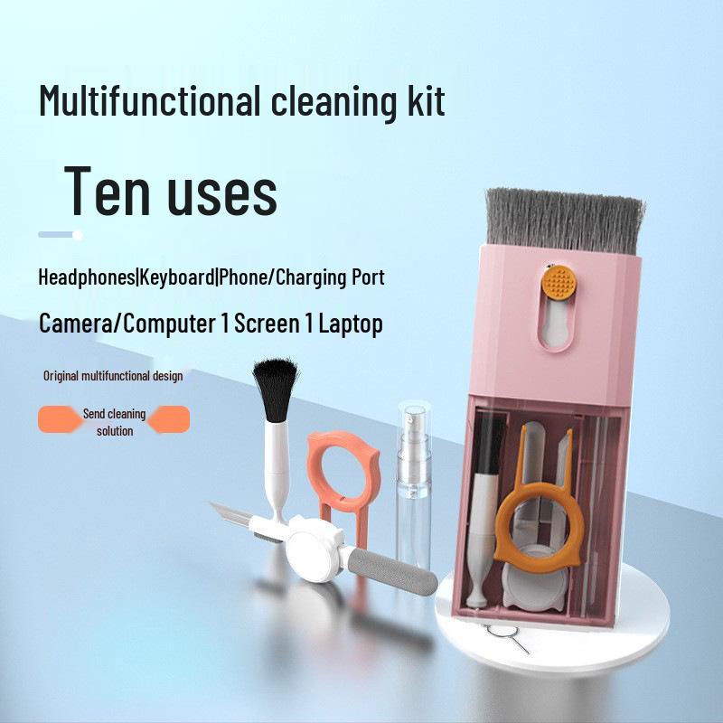 Multifunktionaler Reinigungsstift für Tastatur & Kopfhörer: Tiefenreinigung für Bildschirme & Geräte