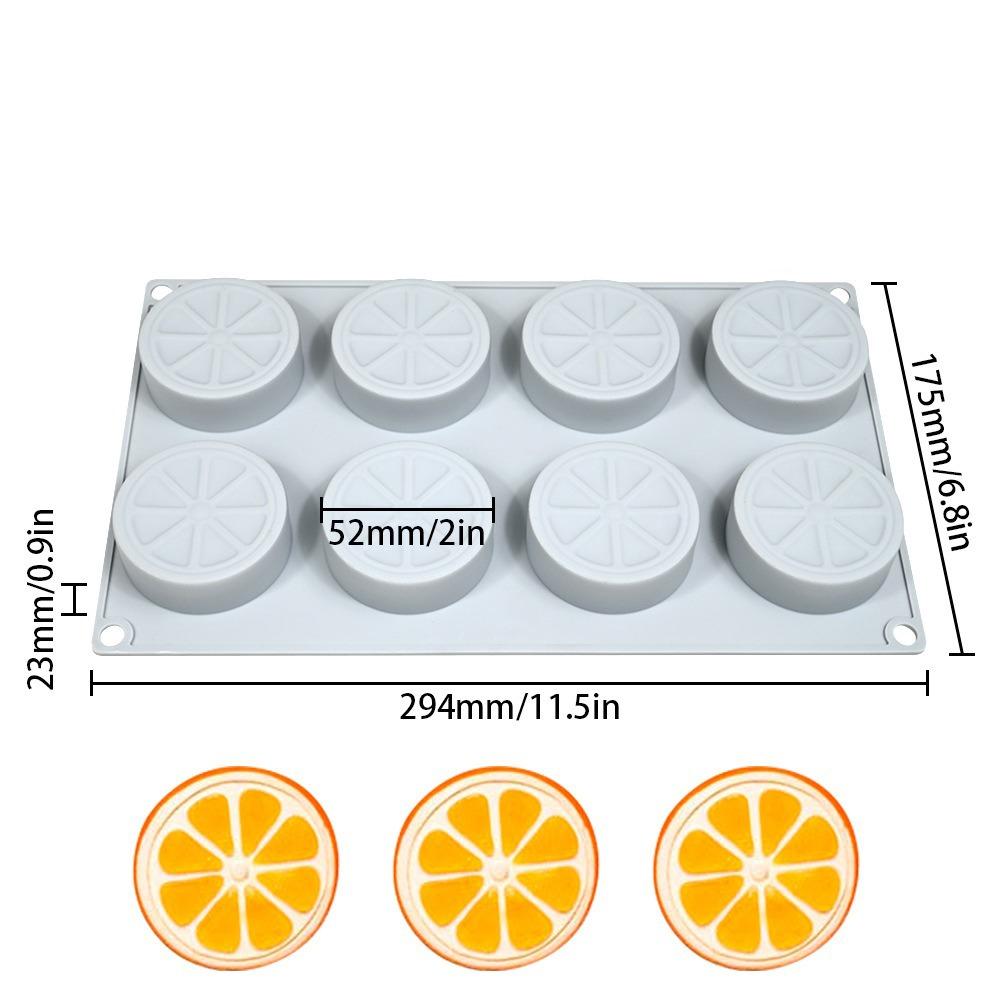 Fruit Shape Bento Cake Silicone Mold Silicone Material Dessert Making Chocolate Mousse Mould Gypsum Making Pudding Mold